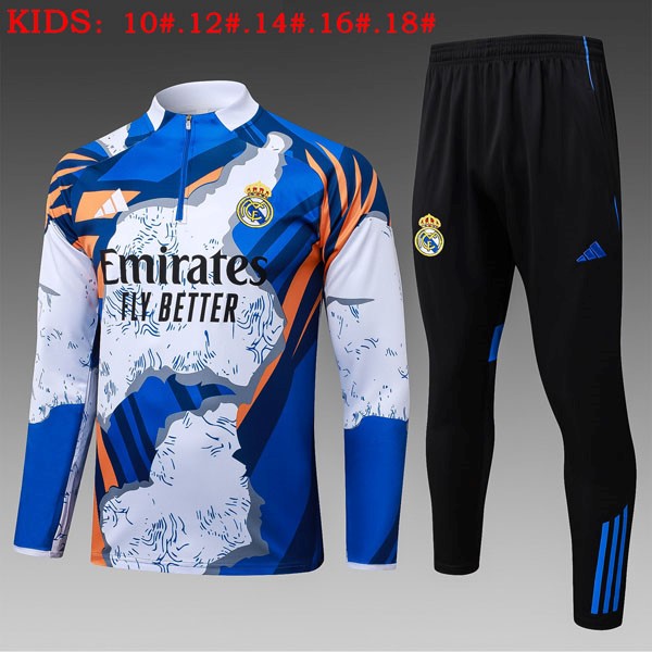 Ninos Sudadera De Training Real Madrid 2025-2026 Azul 5